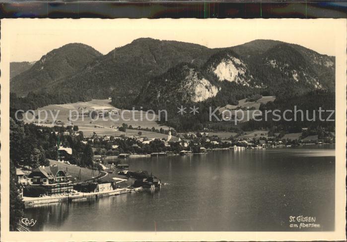 St Gilgen Salzkammergut mit Lueg und Blick auf die Drei Brueder