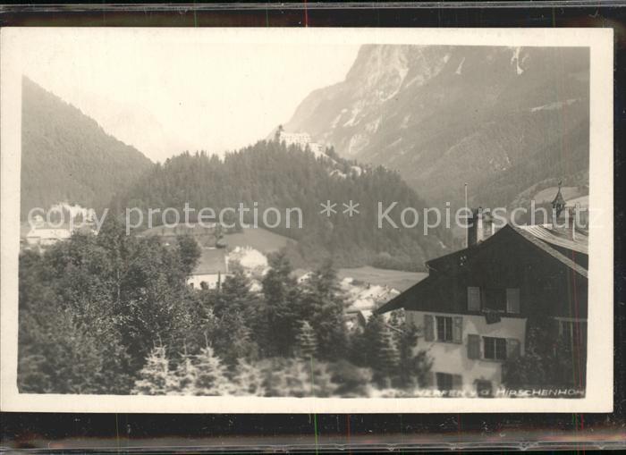 Werfen Salzburg mit Hirschenhorn und Festung Hohenwerfen