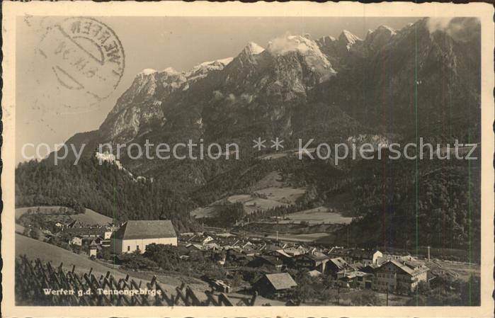 Werfen Salzburg mit Tennengebirge