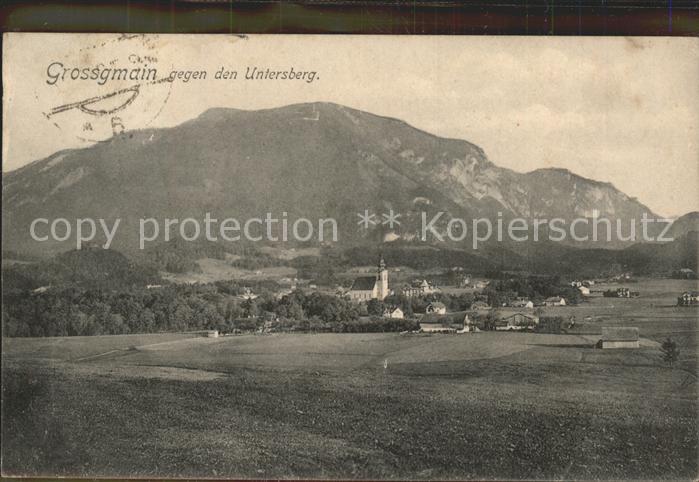 Grossgmain mit Untersberg