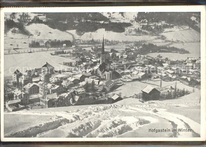 Bad Hofgastein Salzburg Ortsansicht im Winter
