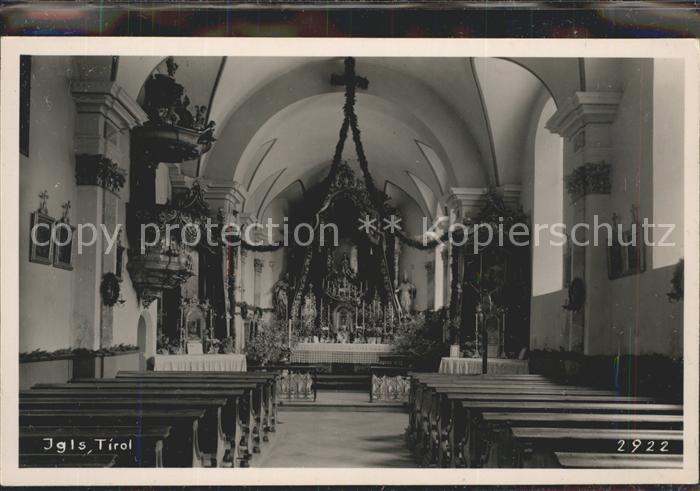 Igls Tirol Kirche Inneres