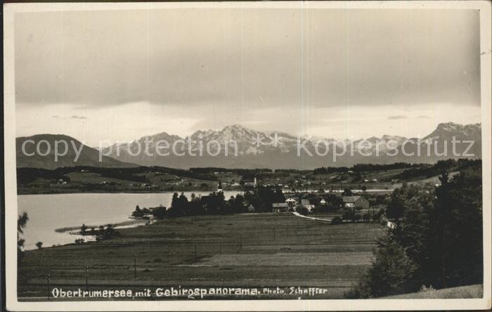 Obertrum See mit Gebirgspanorama