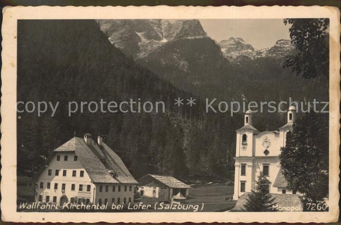 St Martin Lofer Wallfahrtskirche im Kirchental