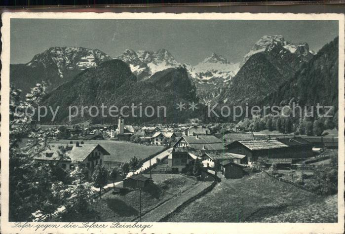 Lofer mit Loferer Steinberge