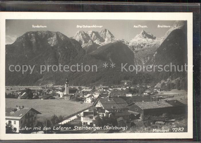 Lofer mit Loferer Steinbergen