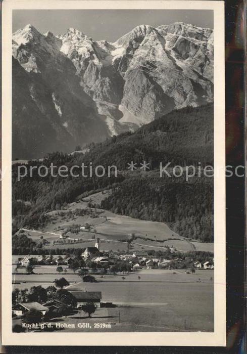 Kuchl gegen Hohen Goell