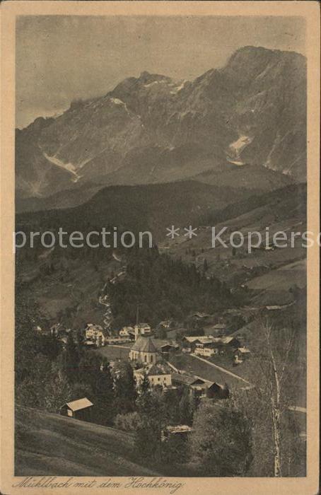 Muehlbach Hochkoenig Gesamtansicht