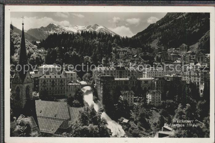 Badgastein Teilansicht mit Radhausberg