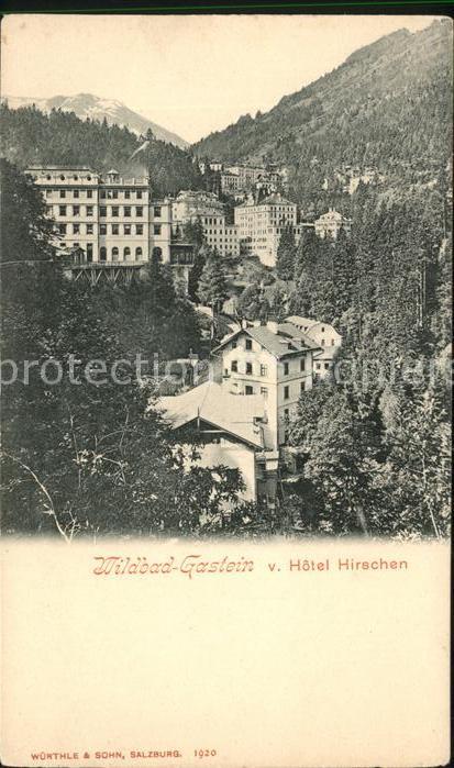 Badgastein vom Hotel Hirschen