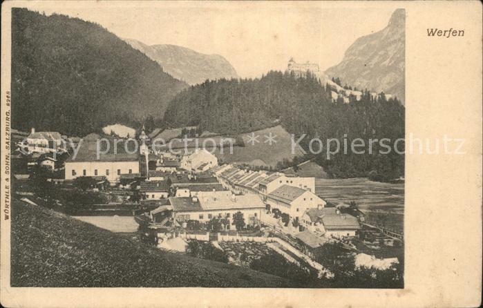 Werfen Salzburg Ortsblick
