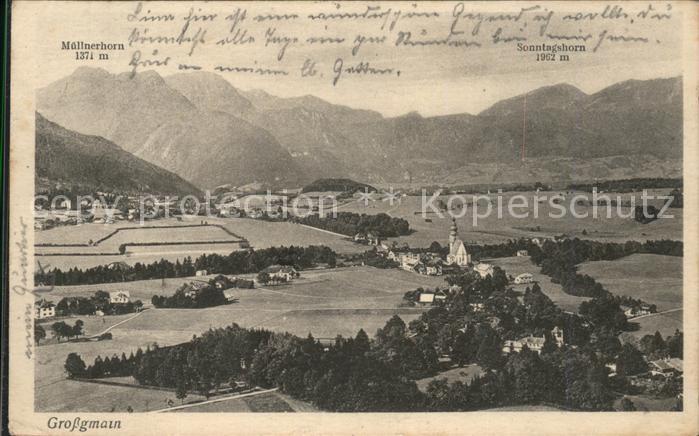 Grossgmain mit Müllnerhorn und Sonntagshorn