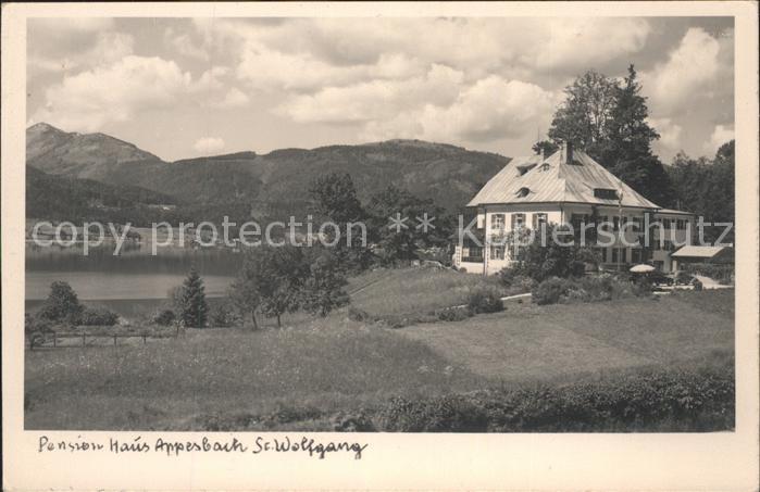 St Wolfgang Wolfgangsee Pension Haus Appersbach