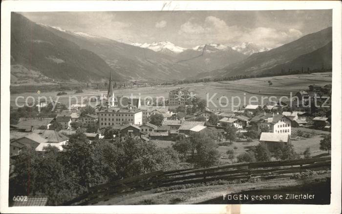 Fuegen Panorama mit Zillertaler