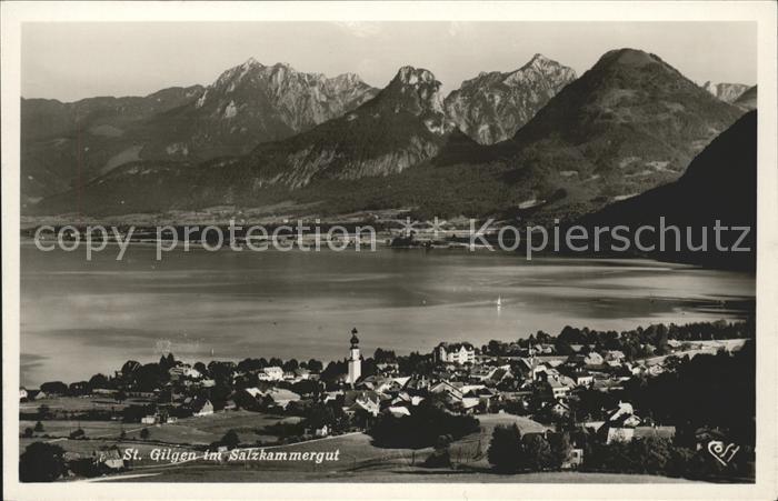 St Gilgen Salzkammergut Panorama See Rettenkogel Sparber Pleckwand
