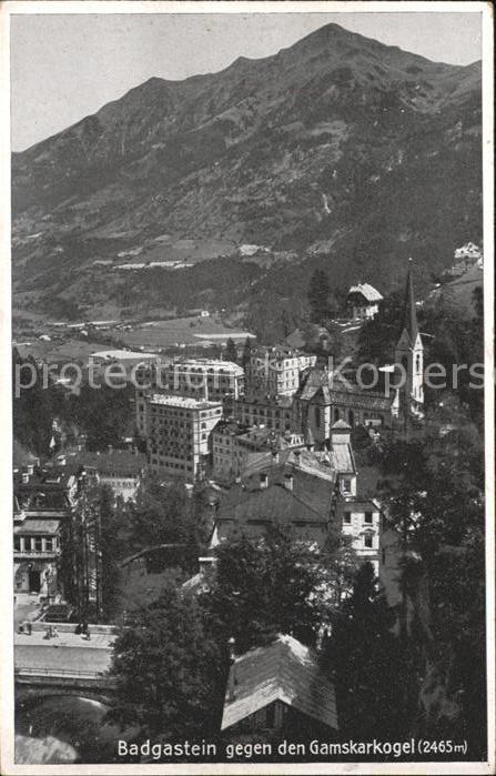 Bad Gastein Panorama mit Gamskarkogel