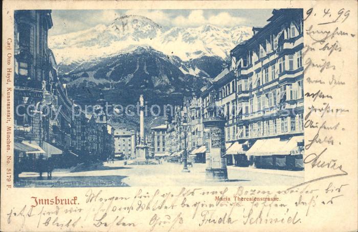 Innsbruck Maria Theresienstrasse Saeulen