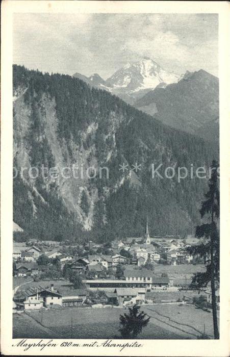 Mayrhofen Zillertal Panorama mit Ahornspitze