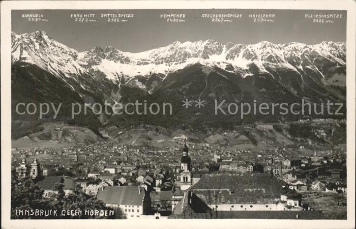 Innsbruck Panorama gegen Norden