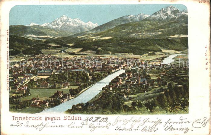 Innsbruck Panorama gegen Sueden