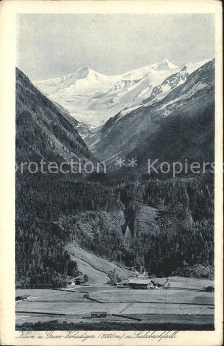 Wildkogelhaus Klein- und Gross-Venediger Sulzbachfall