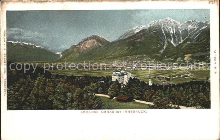 Amras Tirol Schloss mit Innsbruck