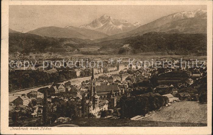 Innsbruck Panorama nach Sueden