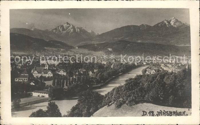 Innsbruck Panorama mit Inn