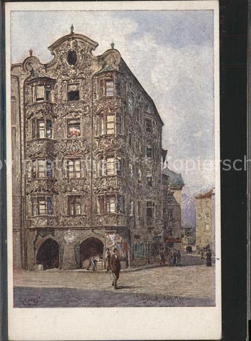 Innsbruck Hoelblinghaus Kuenstlerkarte