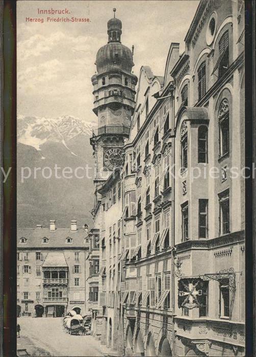 Innsbruck Herzog Friedrichstrasse Goldenes Dachl