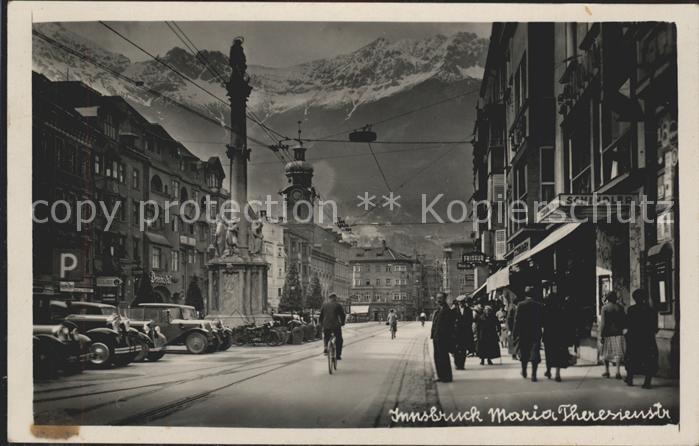 Innsbruck Maria Theresienstrasse Autos