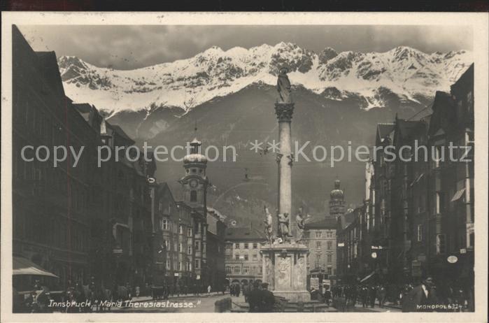 Innsbruck Maria Theresienstrasse Saeule