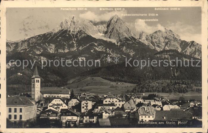 Saalfelden Steinerne Meer Panorama