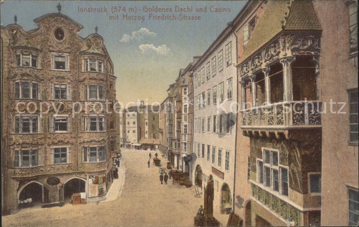 Innsbruck Herzog Friedrichstrasse Goldenes Dachl Casino