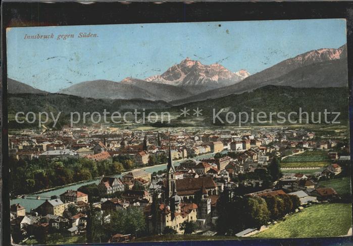 Innsbruck Panorama gegen Sueden