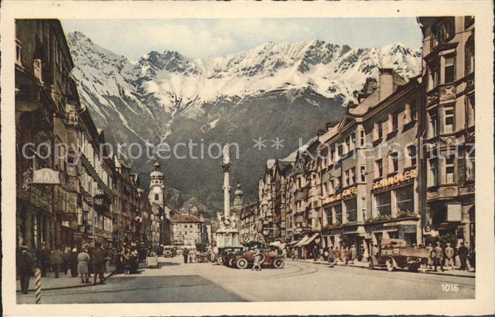 Innsbruck Maria Theresienstrasse Autos