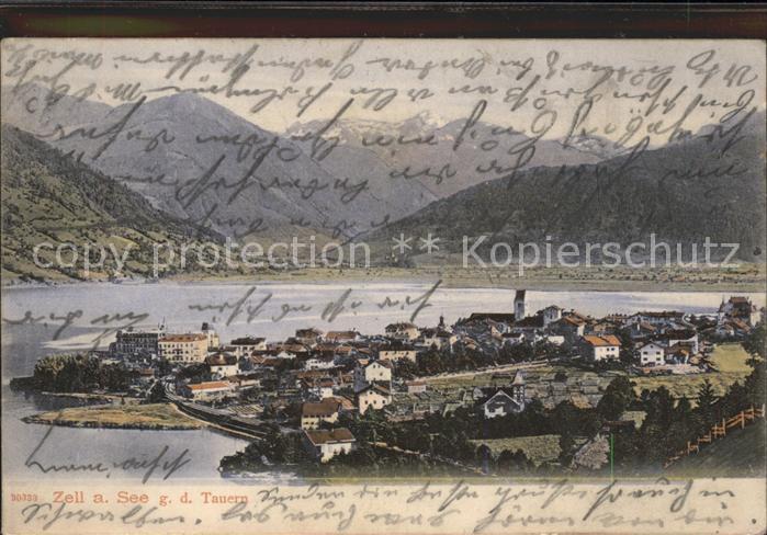 Zell See Panorama mit See