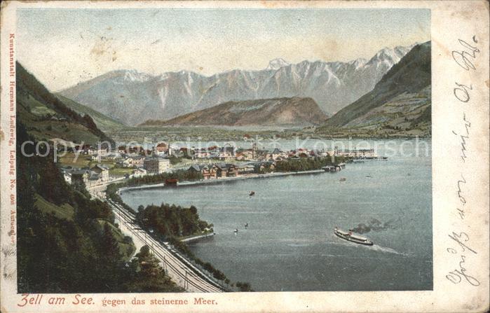Zell See Panorama mit See und Steinernes Meer