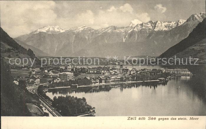 Zell See Panorama am See mit Steinernes Meer