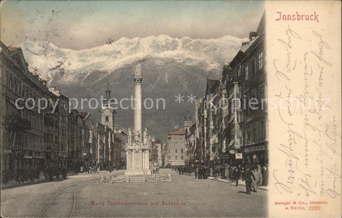 Innsbruck Maria Theresienstrasse Saeule