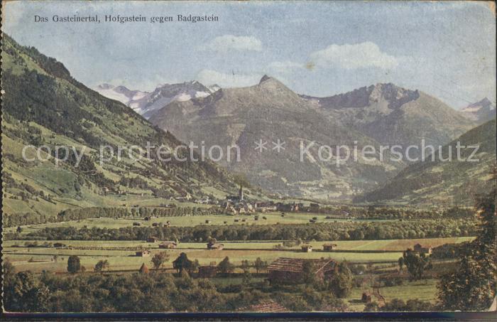 Hofgastein Bad Gastein Panorama Gasteinertal