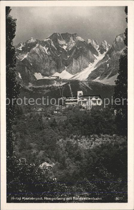 Mariabrunn Tirol Hotel Hungerburg mit Nordkette