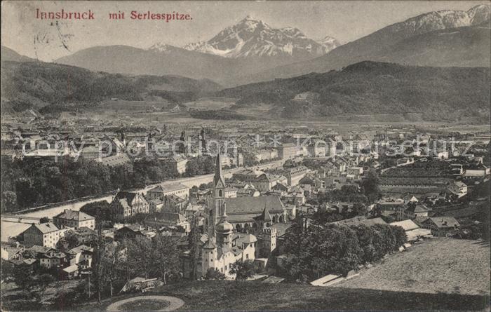 Innsbruck Panorama mit Serlesspitze