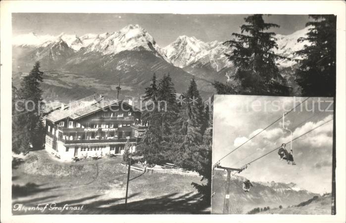 Schwaz Tirol Alpenhof Grafenast Sesselbahn