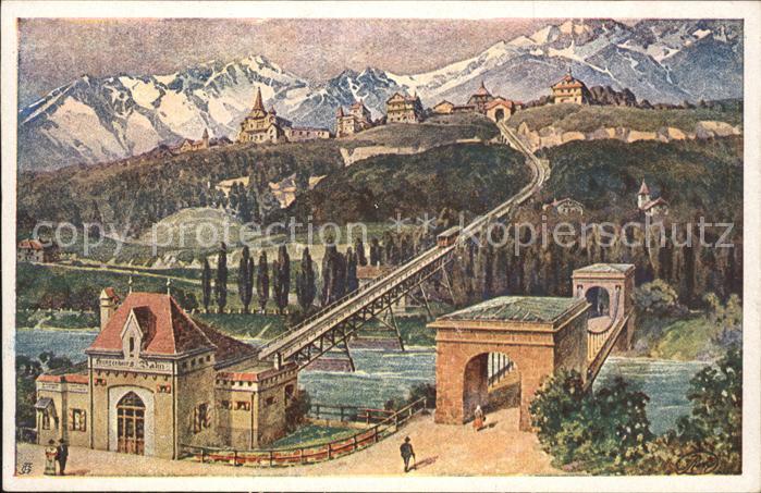 Innsbruck Hungerburgbahn Künstlerkarte