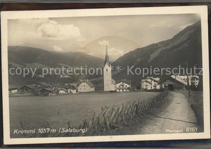 Krimml Panorama mit Kirche