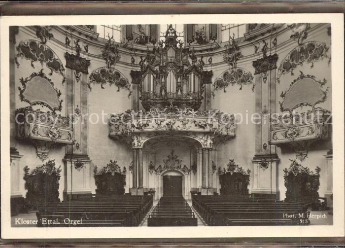 Kirchenorgel Kloster Ettal