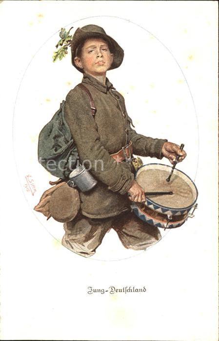 Trommler Soldatenjunge Rotes Kreuz Landeskomitee