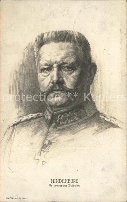 Hindenburg Rotes Kreuz Kriegsfürsorge