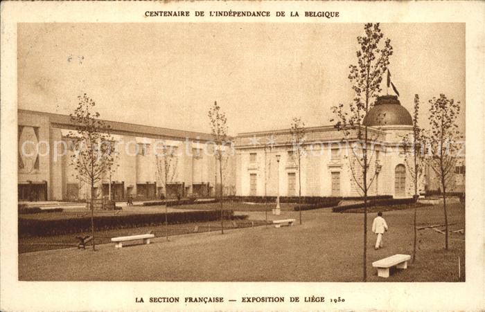 Exposition Liege 1930 Section Francaise Centenaire de L'Independance de la Belgi